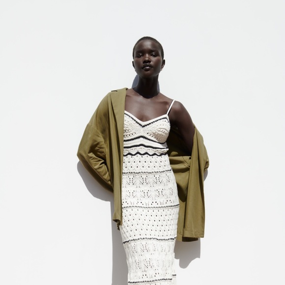 NWOT Zara open front blazer jacket - M - Picture 2 of 11